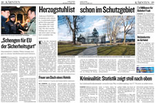 Kleine Zeitung vom 14. März 2007 .  KLICK = GROSS ANZEIGEN