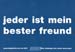 jeder ist mein bester freund - blau