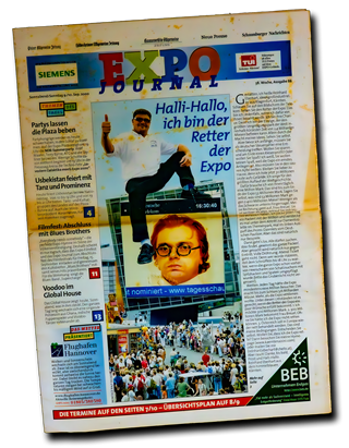 EXPO Journal - Der EXPO-Retter Reinhard Eberhart · 2000-09-09 · Seite 1